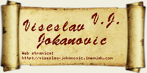 Višeslav Jokanović vizit kartica